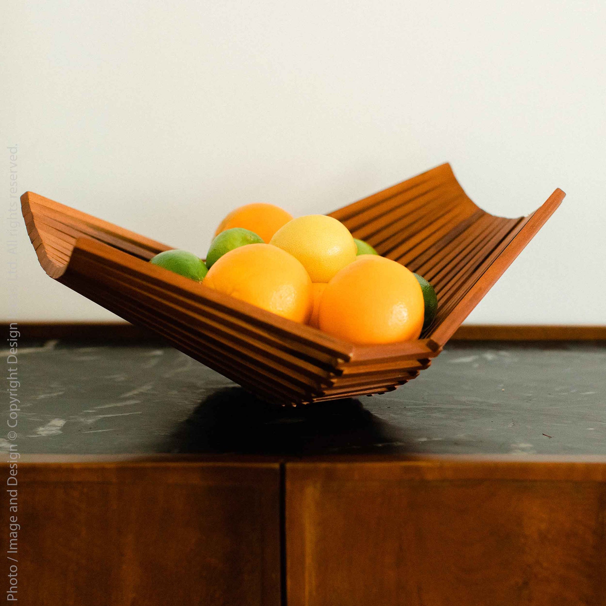 Santiago™ Wood Fruit Bowl