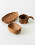 Chiku™ Teak Small Serving Bowls (Set of 3)