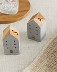 Brooklyn™ teak wood salt and pepper shakers (set of 2)