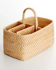 Lombok™ woven rattan caddy