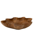 Takara™ natural teak wood decorative bowl