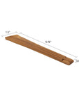 Chiku™ teak wood flat tongs