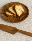 Chiku™ teak wood dessert server