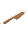 Chiku™ teak wood dessert server