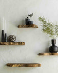 Takara™ Teak Live Edge Shelf (Small)