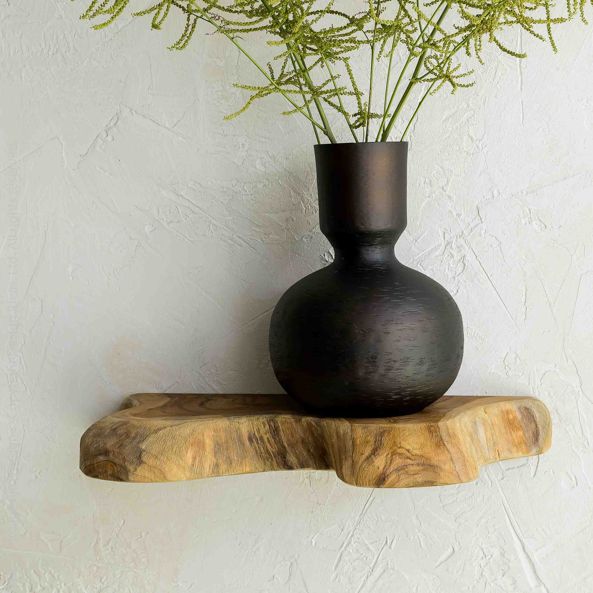 Takara Teak Live Edge Shelf (Medium) - texxture™
