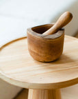 Takara™ Teak Root Mortar & Pestle