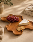 Takara™ live edge teak tray