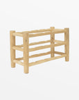 Lilani™ natural teak wine rack