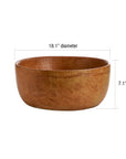 Ubud™ mango wood bowl