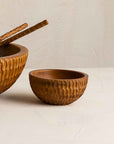 Rocklynn™ mango wood salad bowl (6 in)