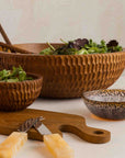 Rocklynn™ mango wood salad bowl (6 in)