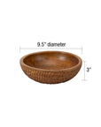 Rocklynn™ mango wood serving bowl (9.5 in)