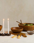 Rocklynn™ mango wood salad serving bowl (12 in)