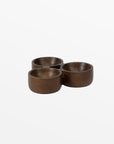 Serra™ mango wood trio bowl