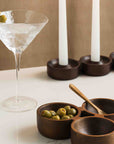 Serra™ mango wood trio bowl