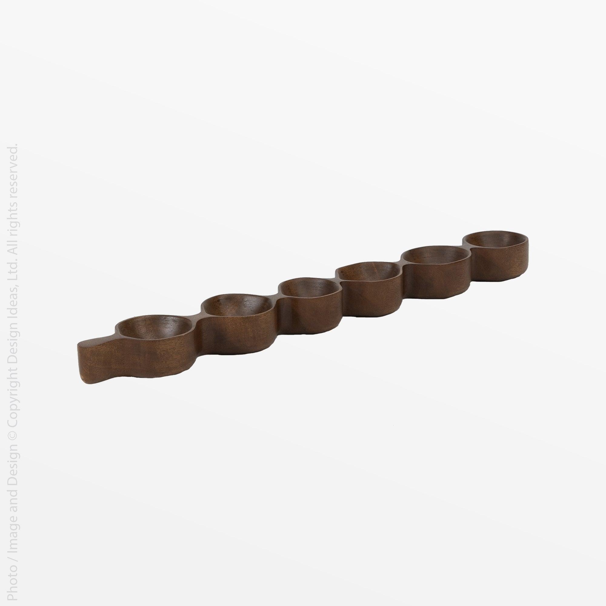 Serra™ mango wood long bowl