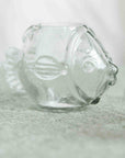 Neptune™ hand blown glass candleholder