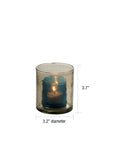 Iris™ mouth blown glass candleholder (votive)