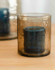 Iris™ mouth blown glass candleholder (votive)