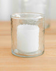 Iris™ mouth blown glass candleholder (votive)