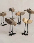 Walden™ hand carved wood birds (set of 6)