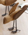 Deseo™ Teak Decorative Bird (set of 6)
