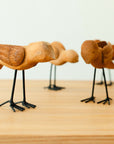 Deseo™ Teak Decorative Bird (set of 6)