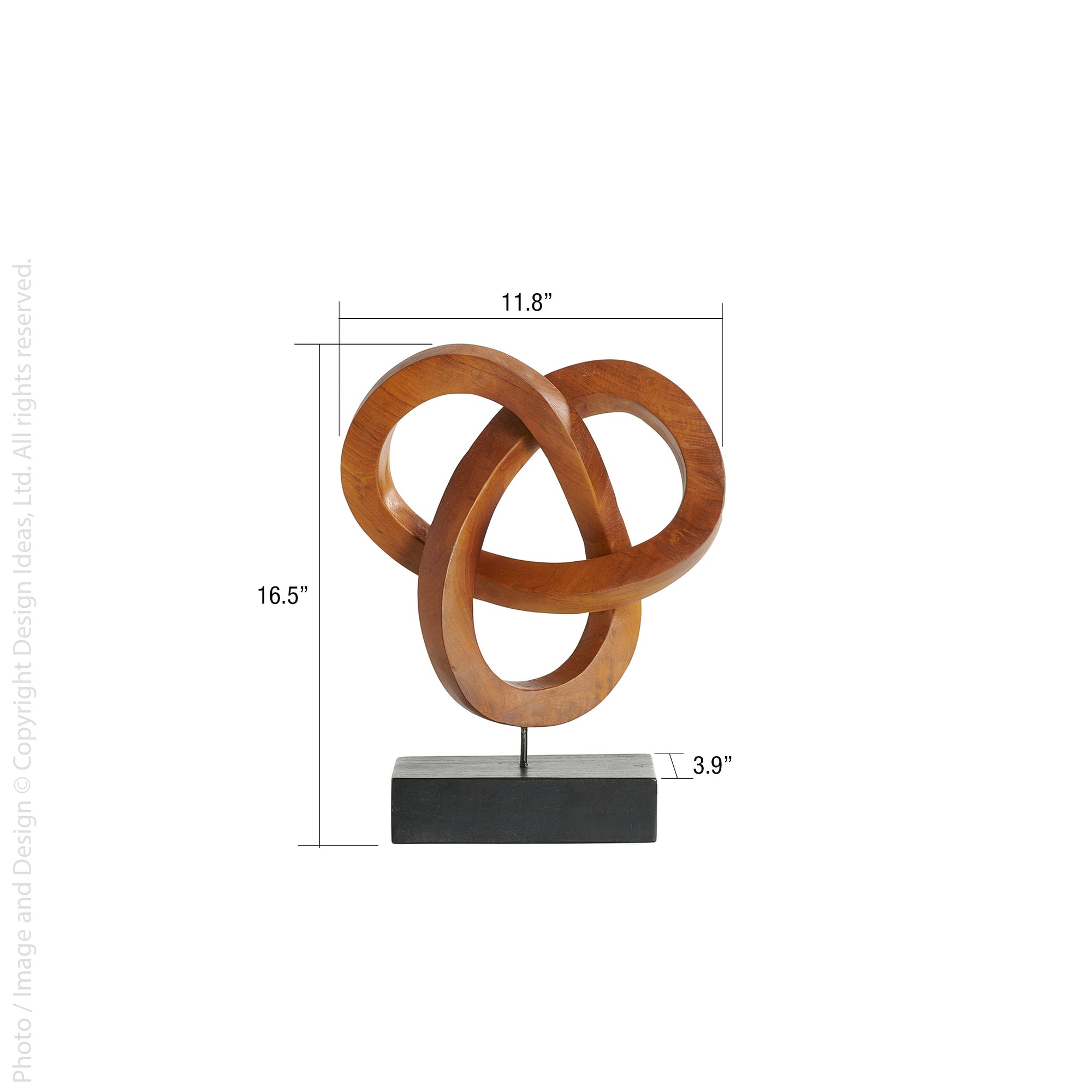 Mabini™ hand carved teak sculpture