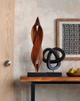 Mandori™ hand carved teak sculpture