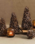 Cooper™ mouth blown glass votive holder