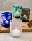 Pearson™ mouth blown glass votive holder