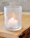 Pearson™ mouth blown glass votive holder