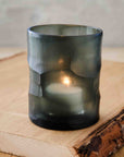 Pearson™ mouth blown glass votive holder