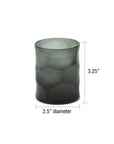 Pearson™ mouth blown glass votive holder