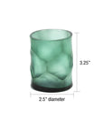 Pearson™ mouth blown glass votive holder