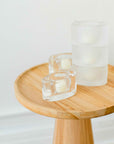 Catseye Stackable Glass Candle Holder