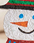 Sugarplum™ Cotton Mache Snowman Ornament