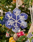 Patchwork™ ornament (snowflake)