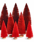 Yukon™ Bottle Brush Red Trees (Set of 8)