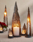 Infina™ Iron Candle Holder (pillar) - hand forged