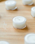 Tealight White Wax Candles - Clear Cup (Set of 50)