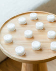 Tealight White Wax Candles - Clear Cup (Set of 50)