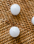 Votive White Wax Candles (Set of 6)