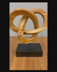 Mabini™ hand carved teak sculpture