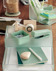 Upland Sycamore Tape Dispenser | Image 2 | From the Upland Collection | Elegantly created with natural sycamore for long lasting use | Available in natural color | texxture home
