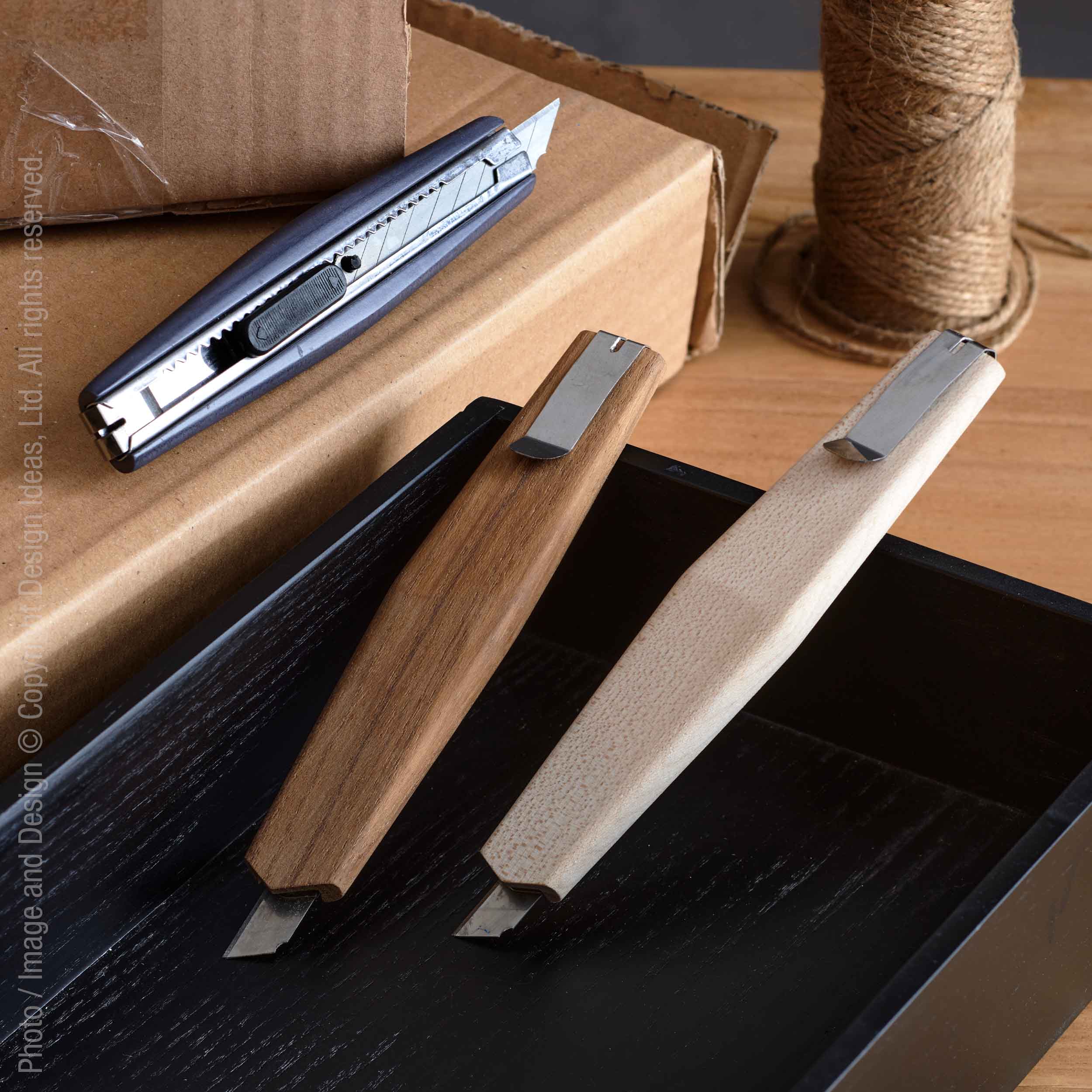 Takara™ utility knife - Natural | Image 3 | Premium Desk Accessory from the Takara collection | made with Teak for long lasting use | texxture