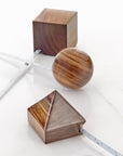 Maddox Sphere Teak Tape Measure   | Image 2 | From the Maddox Collection | Skillfully made with natural teak for long lasting use | Available in natural color | texxture home