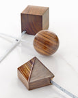 Maddox Sphere Teak Tape Measure | Image 2 | From the Maddox Collection | Skillfully made with natural teak for long lasting use | Available in natural color | texxture home