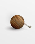 Maddox Sphere Teak Tape Measure - Terrazzo Color | Image 1 | From the Maddox Collection | Skillfully made with natural teak for long lasting use | Available in natural color | texxture home